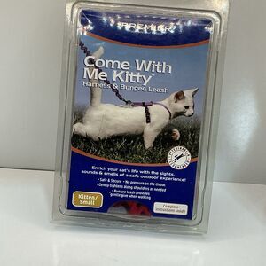Premier Come With Me Kitty Harness Bungee Leash Red Kitten Small Cat
